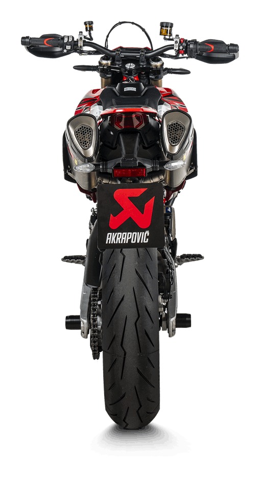 AKRAPOVIC スリップオンLINE／DUCATI Hypermotard Akrapovic GP Slip-On Exhaust Ducati Hypermotard 950 / 950 SP