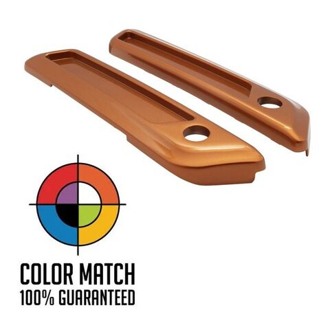 HogWorkz OE Color Matched Saddlebag Latch Covers For Harley Touring 2014-2025