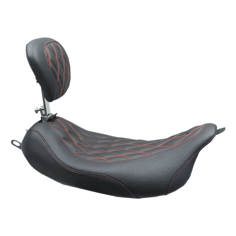 Black w/ American Beauty Red Stitch