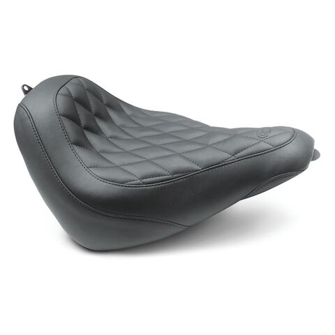 Mustang Wide Tripper Diamond Solo Seat For Harley Softail Street Bob 2018-2025