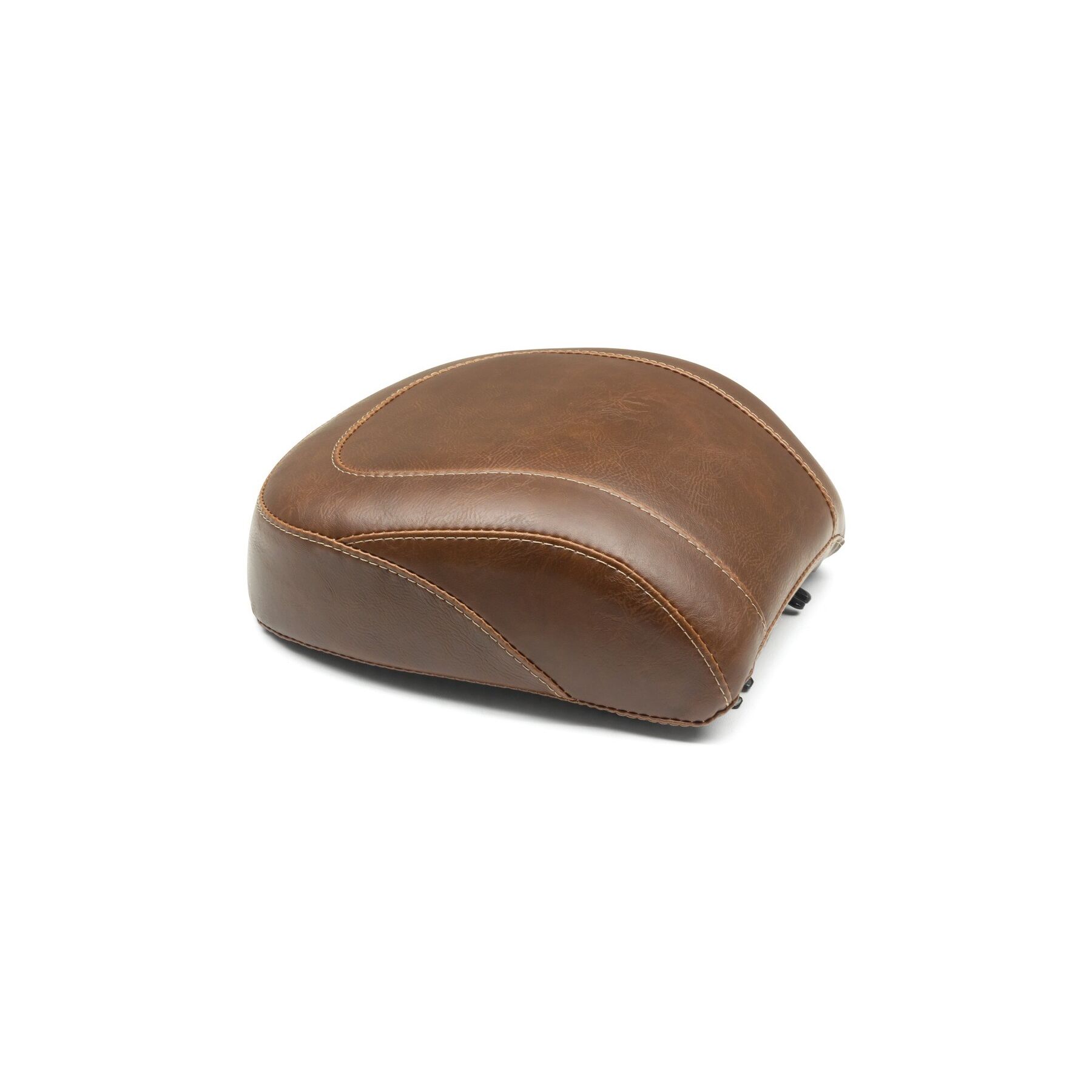 Mustang Wide Tripper Smooth Passenger Seat For Harley Softail Fat Boy 