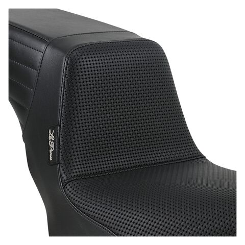 Le Pera Kickflip Basket Weave Seat For Harley FLHC / FLDE 2018-2026