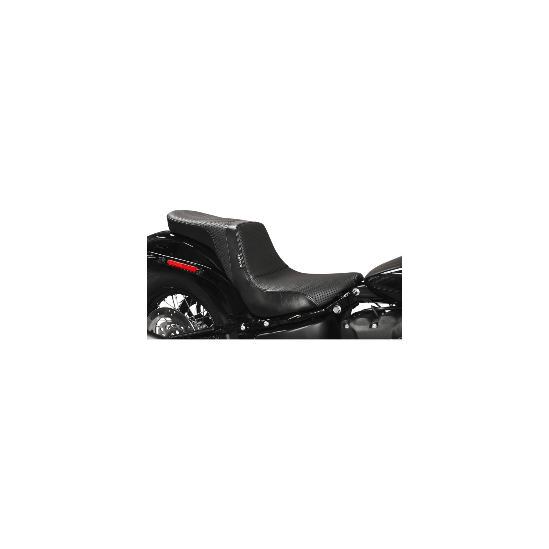 Le Pera Daytona 2-Up Basket Weave Seat For Harley Softail 2018-2025