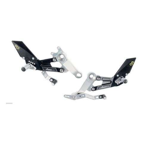 Lightech Track System Rearsets Aprilia RS 660 2021-2022