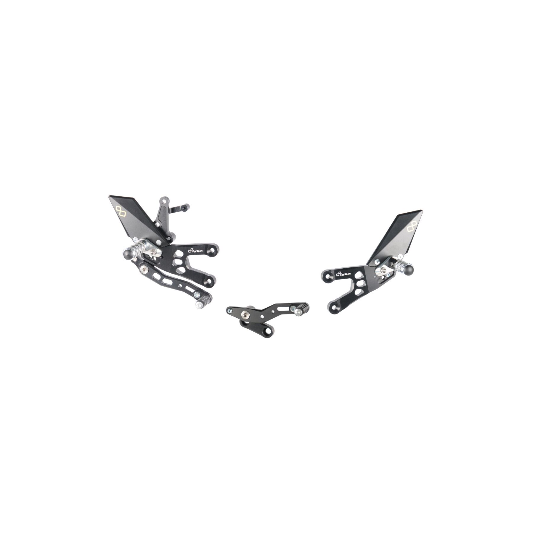 Lightech Track System Rearsets Honda CBR600RR 2007-2016