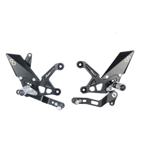 Lightech Track System Rearsets Kawasaki Z900 2017-2023