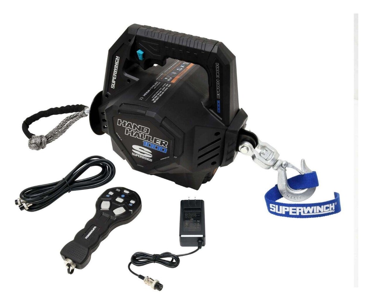 Superwinch Hand Hauler 1000lb Rechargeable Winch - RevZilla
