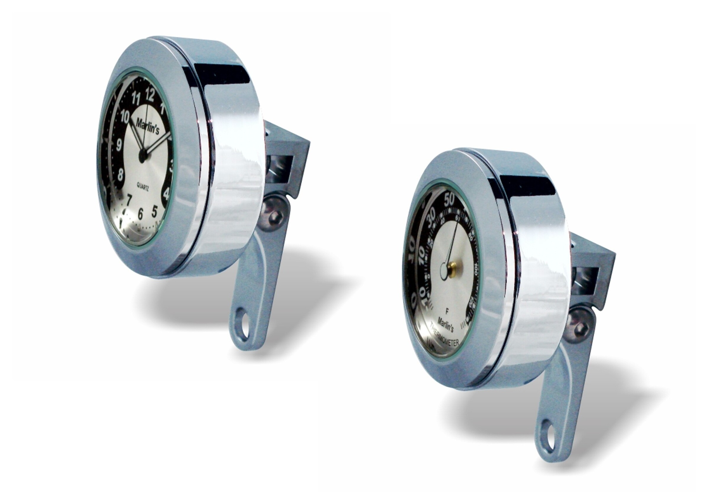 Marlin's Twin Pack Clock And Thermometer Set Celsius Thermometer and Clock