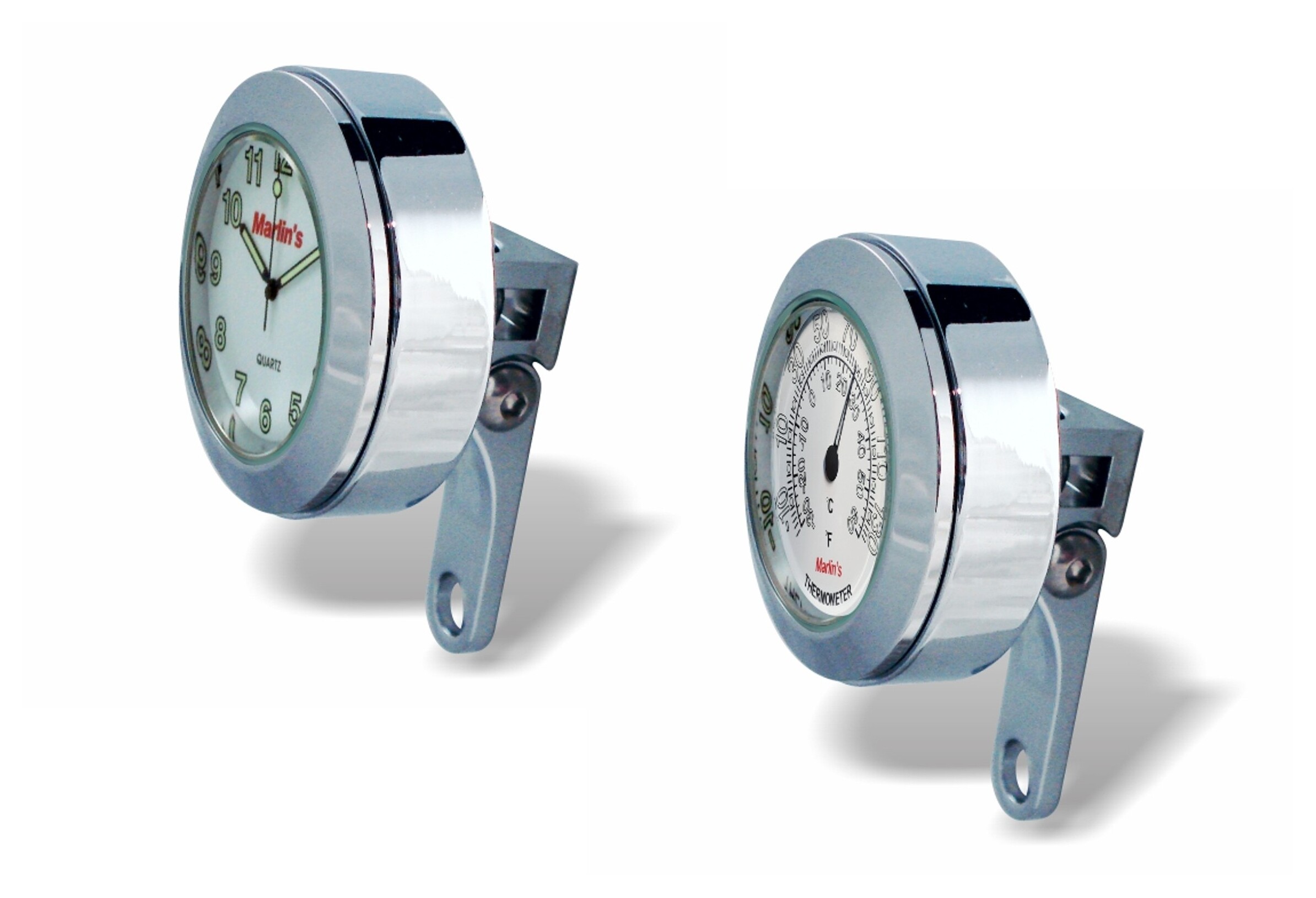 Marlin's Twin Pack Clock And Thermometer Set Celsius Thermometer and Clock