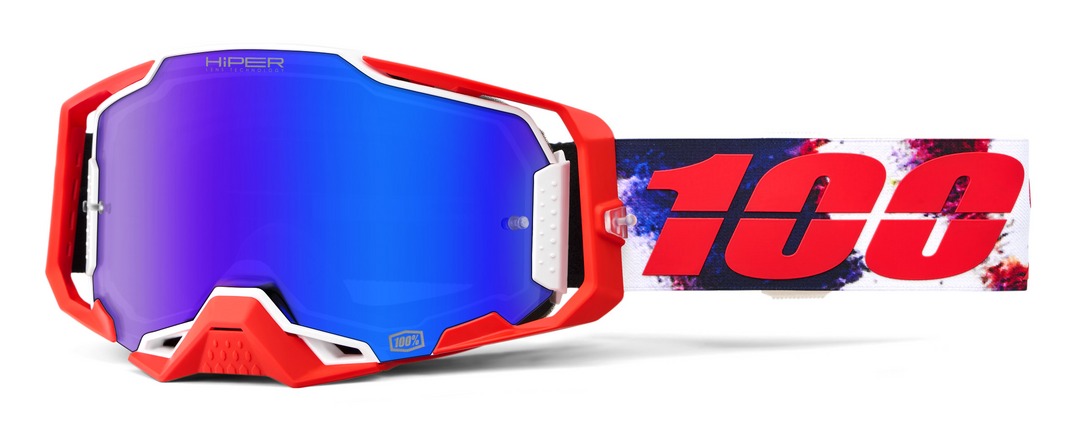 100% Armega Goggles - HiPER Mirrored Lens N/A