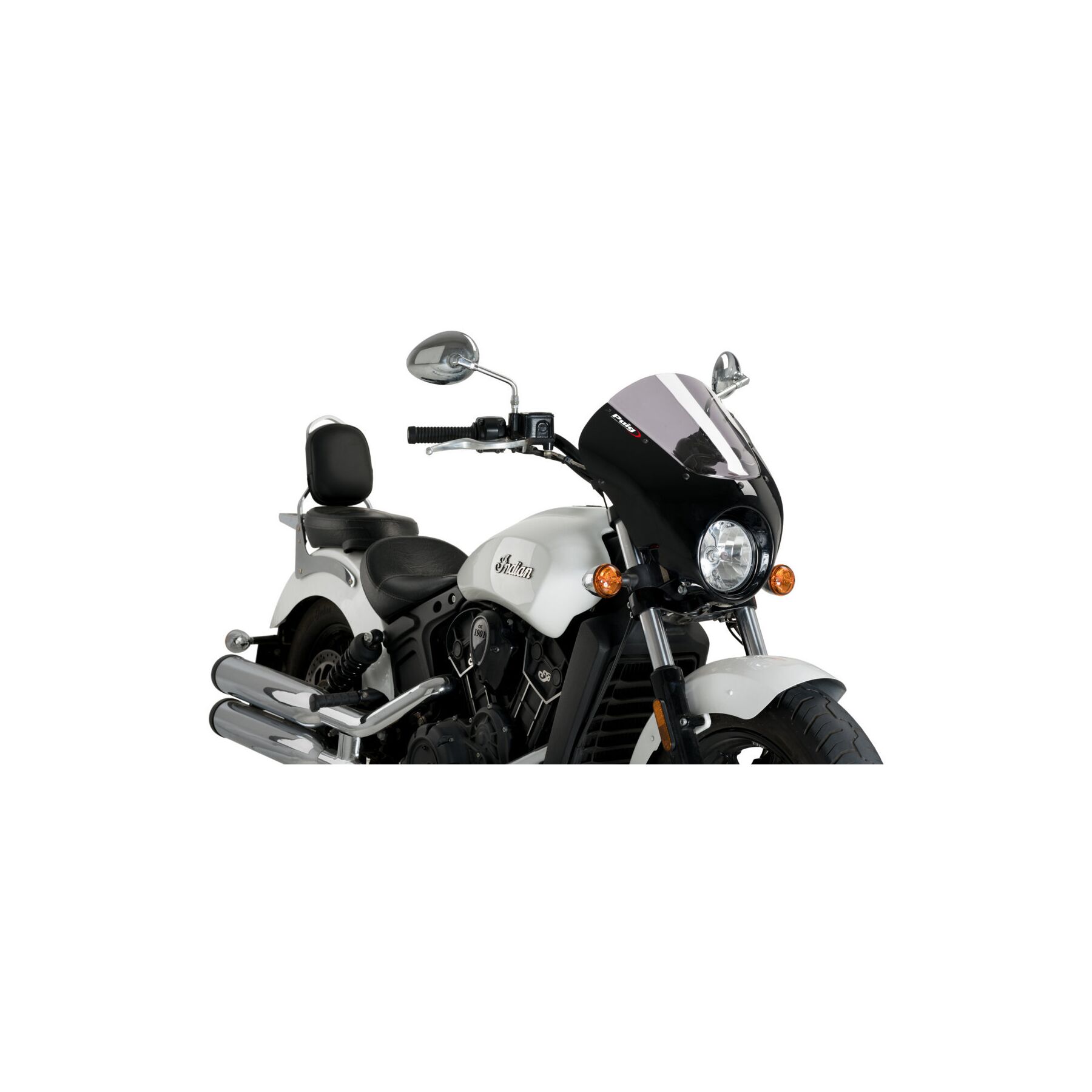 Puig Dark Night Semi-Fairing Indian Scout 2015-2025