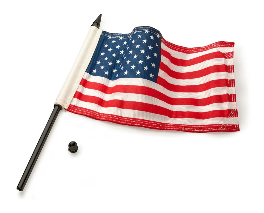 Ciro Standard Flag Pole With American Flag N/A