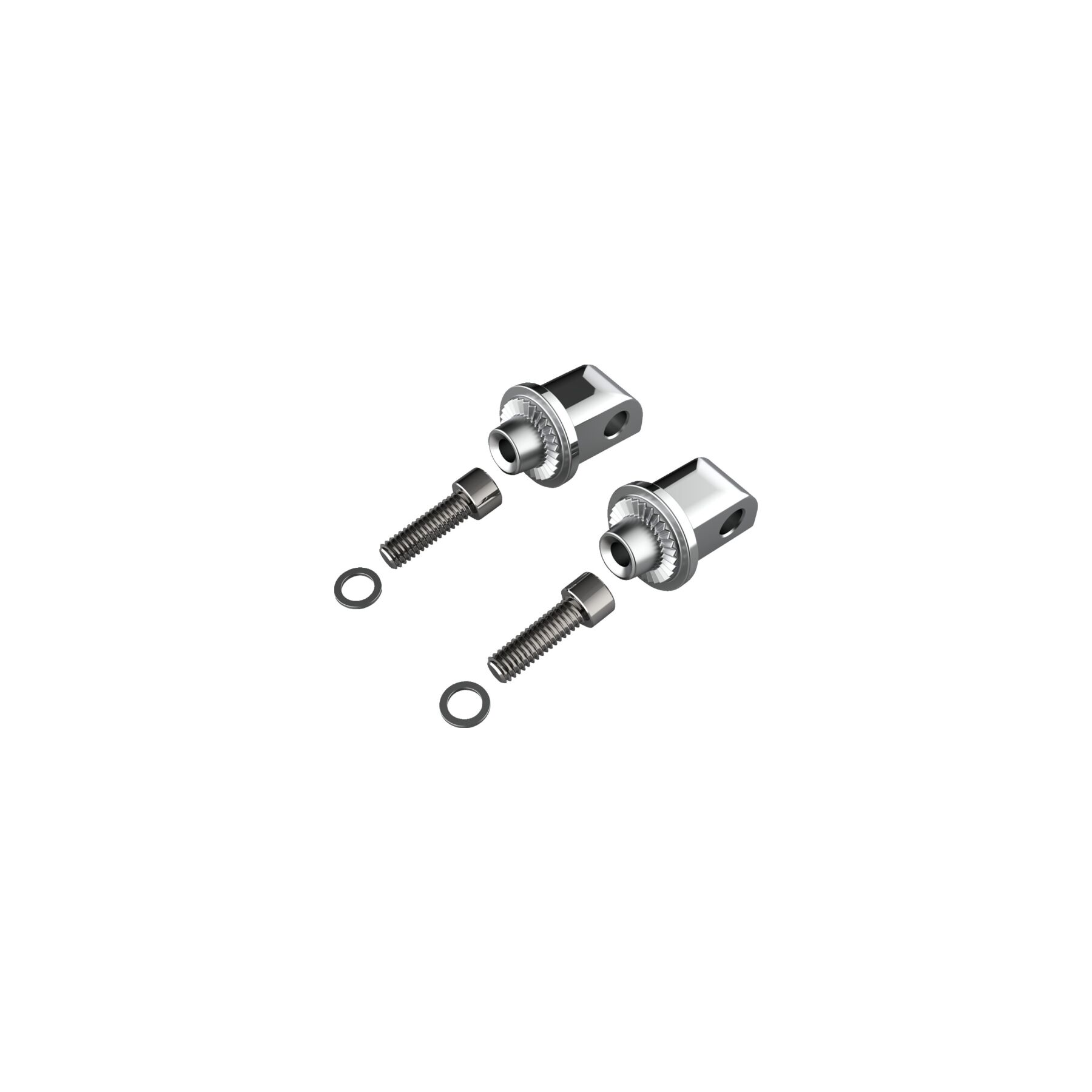 Ciro Passenger Foot Peg Adapters For Indian Touring 2014-2025