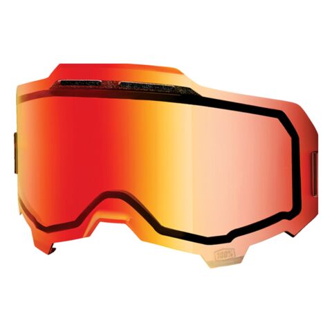 100% Armega / ARmatic Replacement Dual Pane Vented Lens - Mirrored