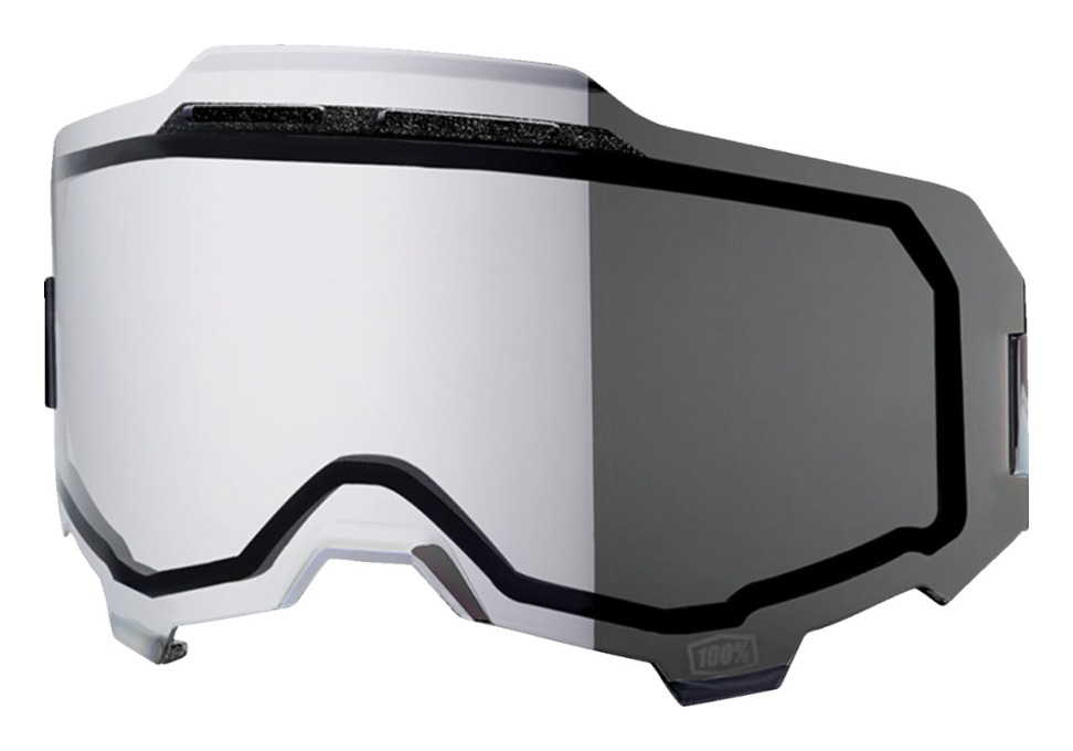 100% Armega Replacement Dual Pane Vented Lens - Mirrored N/A