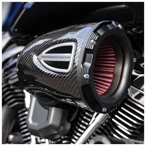 Performance Machine C4 Carbon Air Cleaner For Harley Touring / Softail 2023-2025