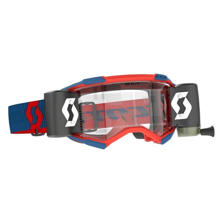 Dark Blue/Neon Red