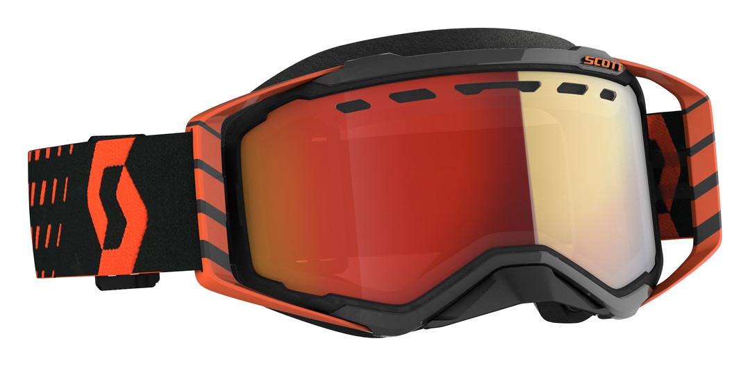 Scott Prospect Snow Cross Goggles - Enhancer Chrome Lens Enhancer Red Chrome
