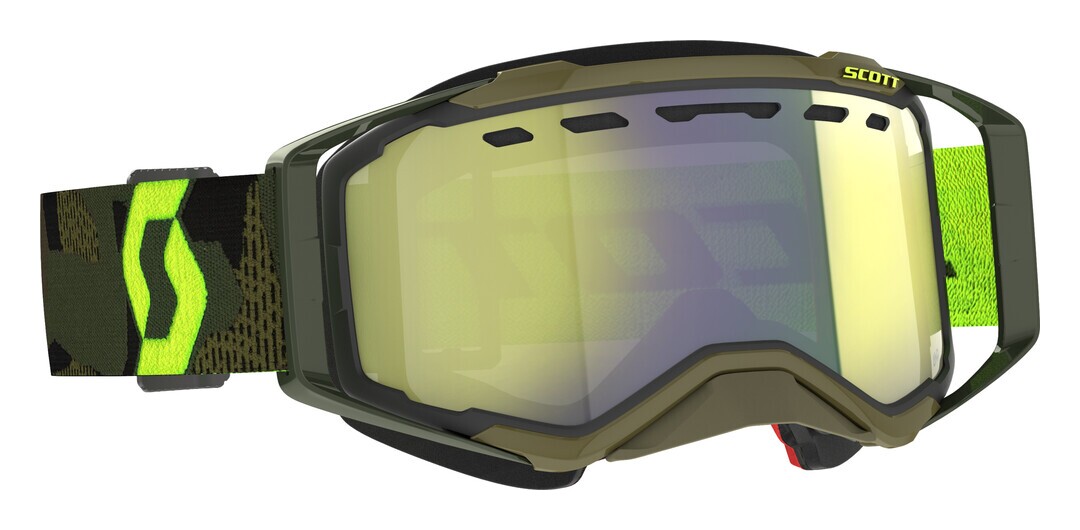 Scott Prospect Snow Cross Goggles - Enhancer Chrome Lens Enhancer Yellow Chrome