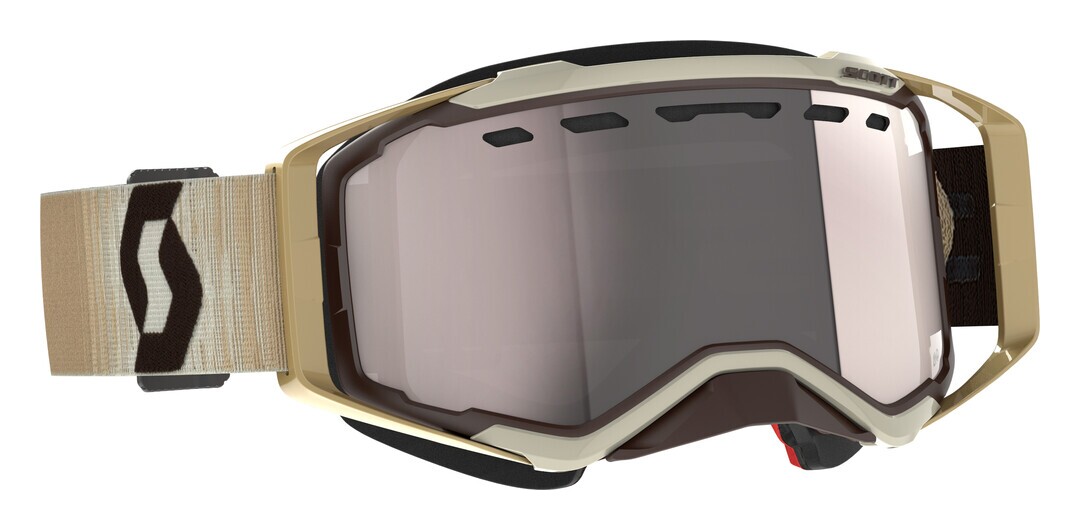 Scott Prospect Snow Cross Goggles - Enhancer Chrome Lens Enhancer Silver Chrome