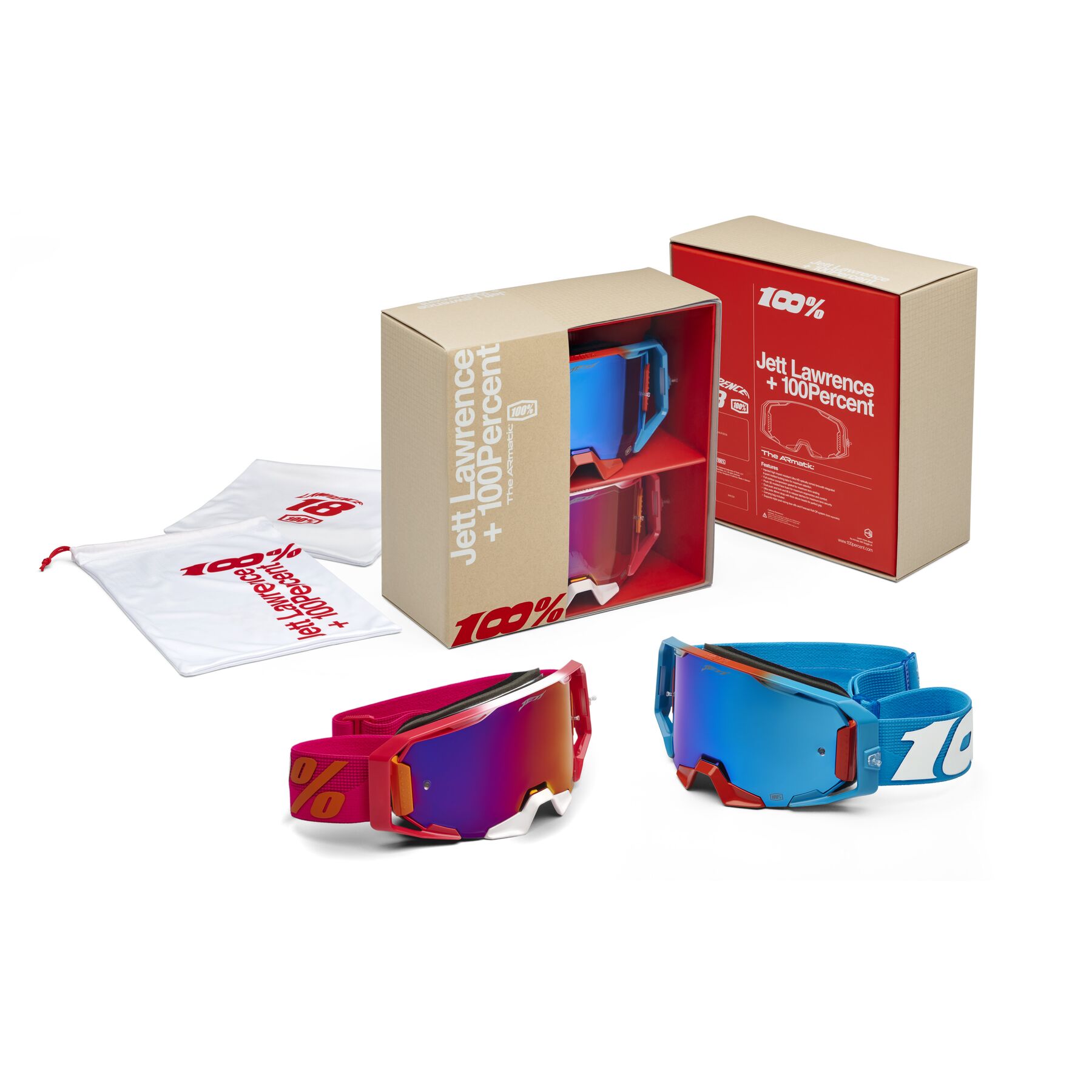 100 Armatic Jet Lawrence LE Goggle 2 Pack
