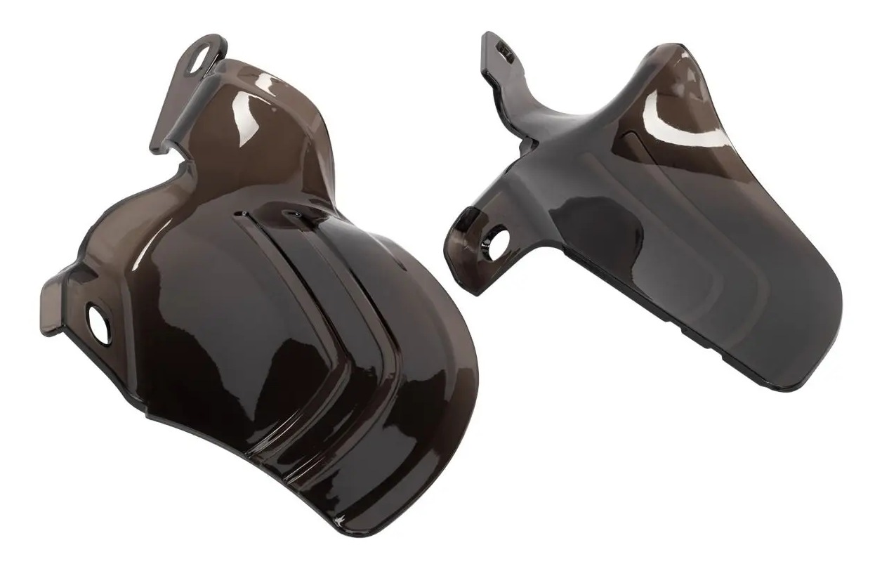 HogWorkz Smoked Mid-Frame Air Deflectors For Harley Softail 2018