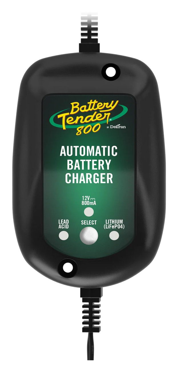 Battery Tender Weather Resistant 800MA 12V Battery Charger - RevZilla