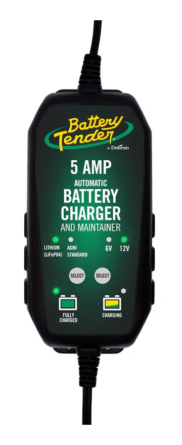 Battery Tender 5 Amp Power Tender 12V Battery Charger - RevZilla