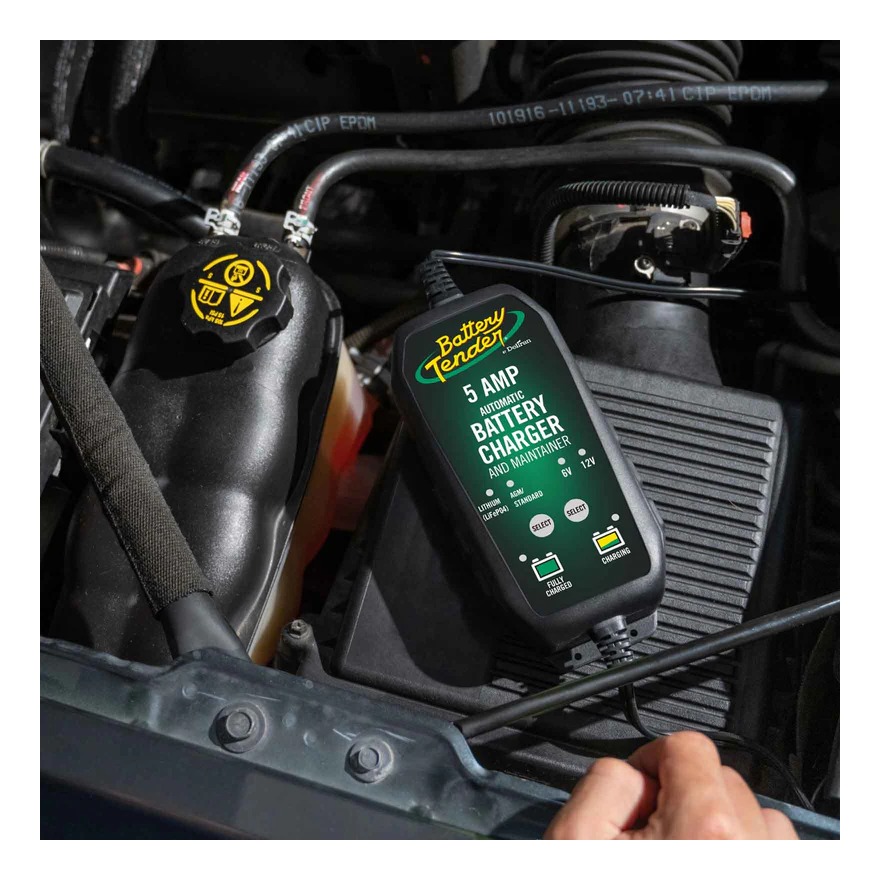 Battery Tender 5 Amp Power Tender 12V Battery Charger - RevZilla