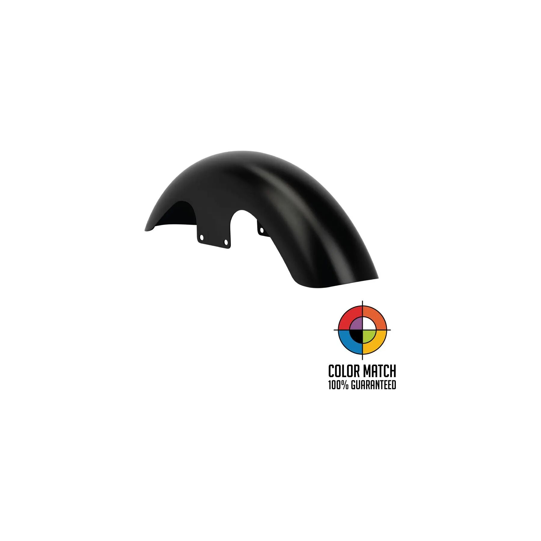 HogWorkz OE Color Matched 19 Mid-Length Front Fender For Harley Tourin