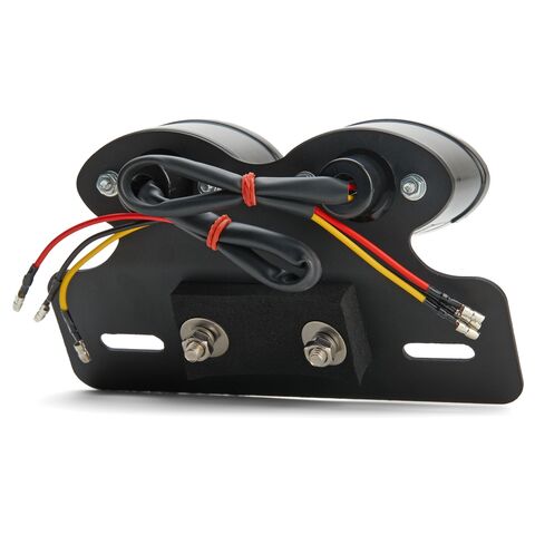 Speedmetal LED Dual Oval License Plate Frame Black [Open Box]