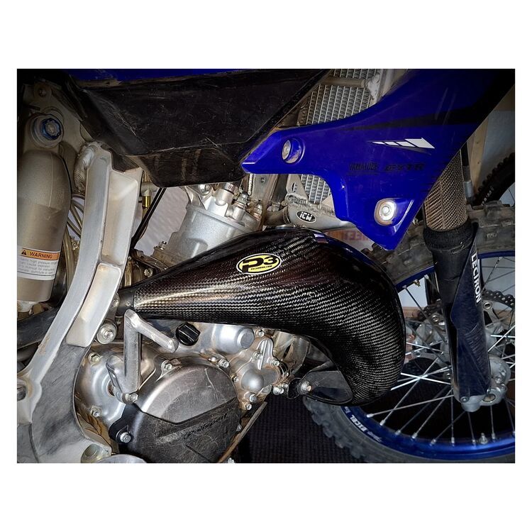 P3 Carbon Fiber Pipe Guard Yamaha YZ125 / YZ125X 2022-2026