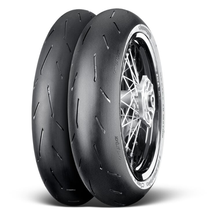 Continental ContiAttack SM2 Supermoto Tires Rear 150/60R17 66H TL