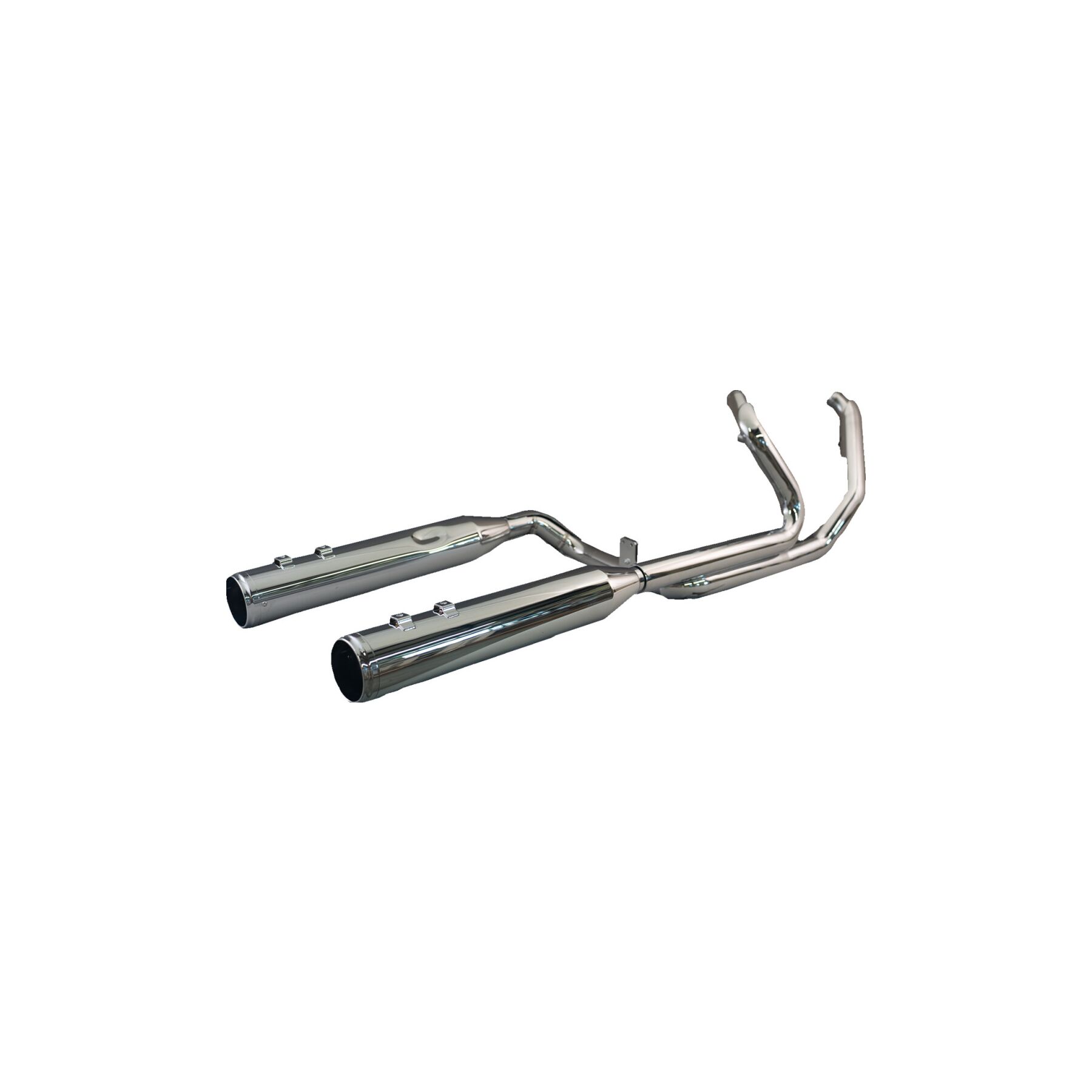 Khrome Werks 2-Into-2 Dominator Exhaust System With 4-1/2 Mufflers For
