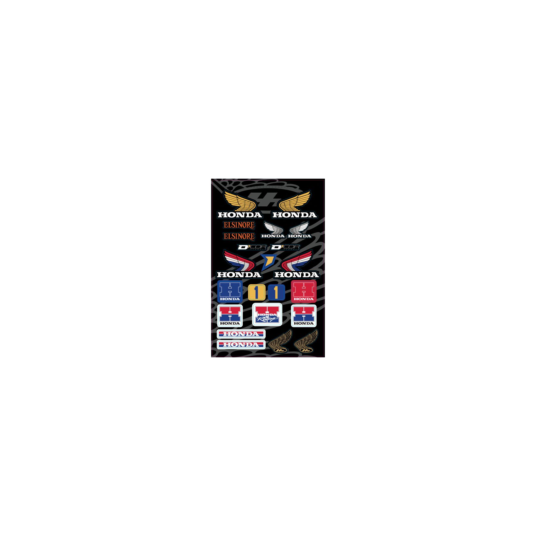 D'COR Visuals Retro Honda Decal Sheet