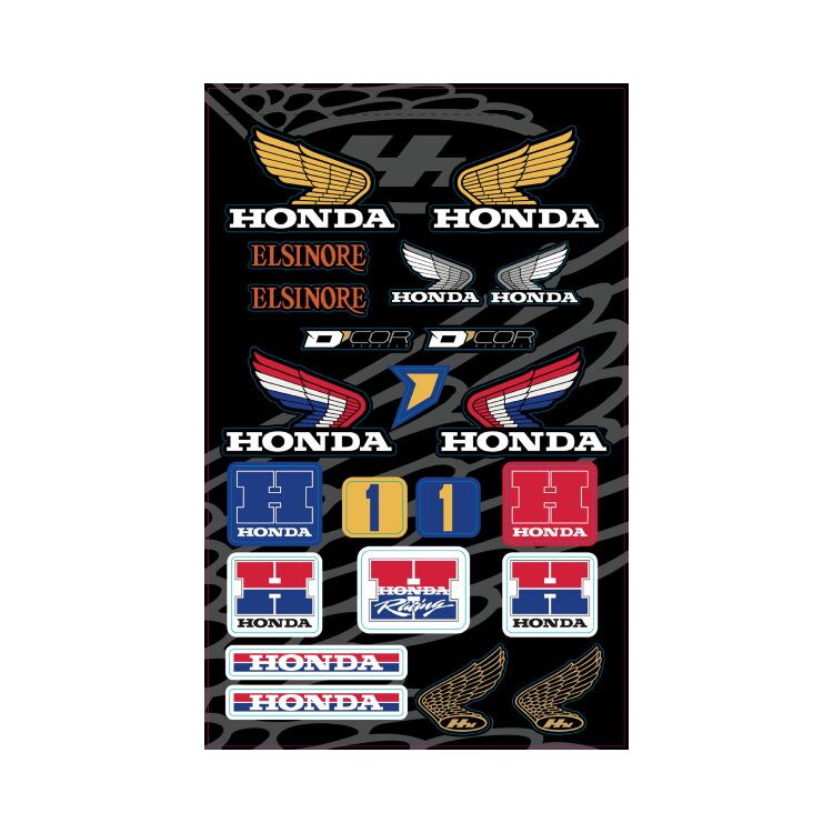 D'COR Visuals Retro Honda Decal Sheet
