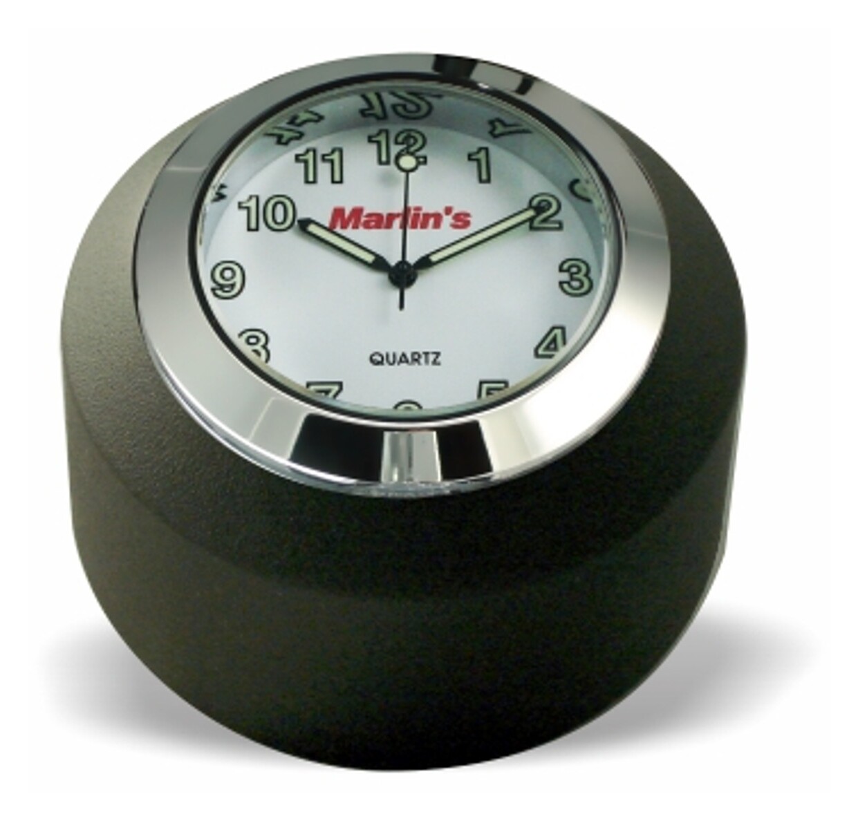 Marlin's Fork Stem Cover Clock / Thermometer For Harley Dyna / Softail / V-Rod 1984-2017 Radiant White Clock