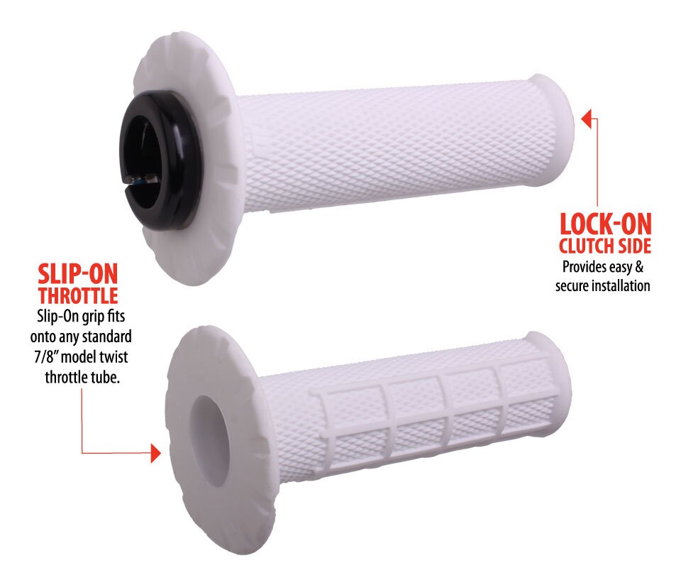 ODI MX V2 Universal Lock On Half Waffle Grips Soft