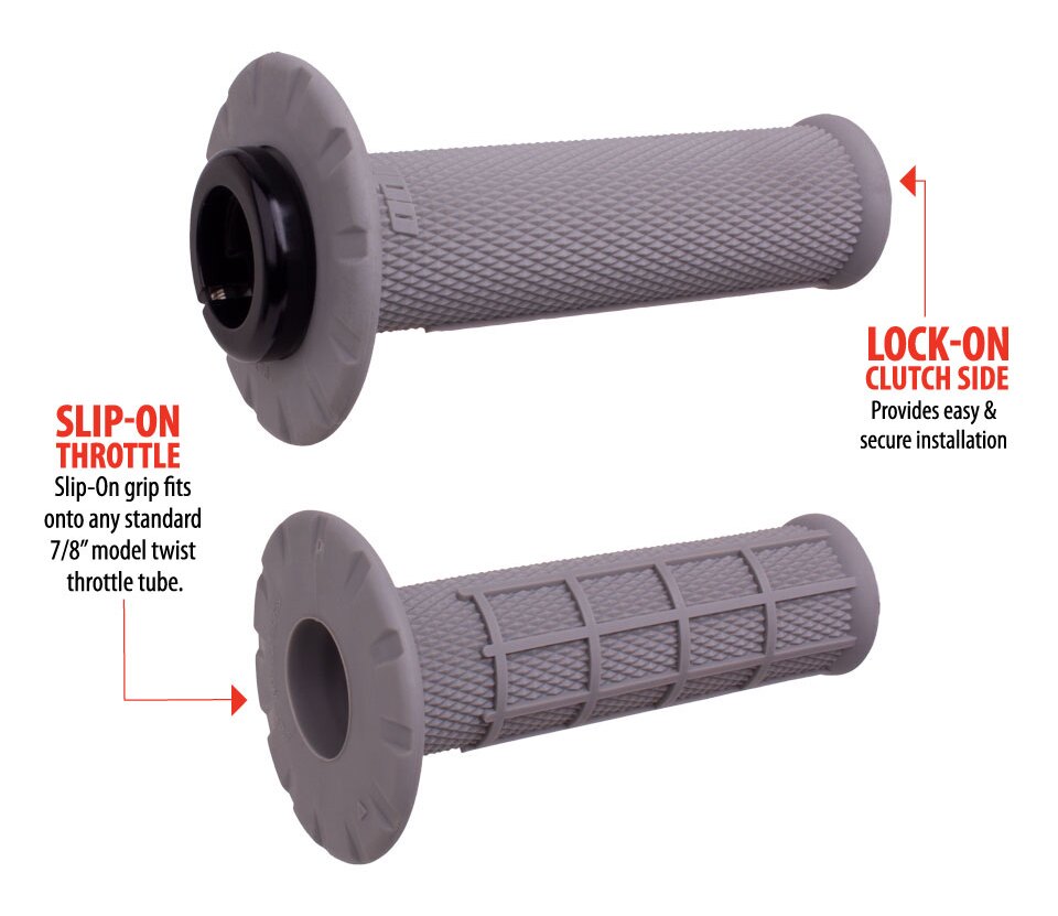 ODI MX V2 Universal Lock On Half Waffle Grips Soft