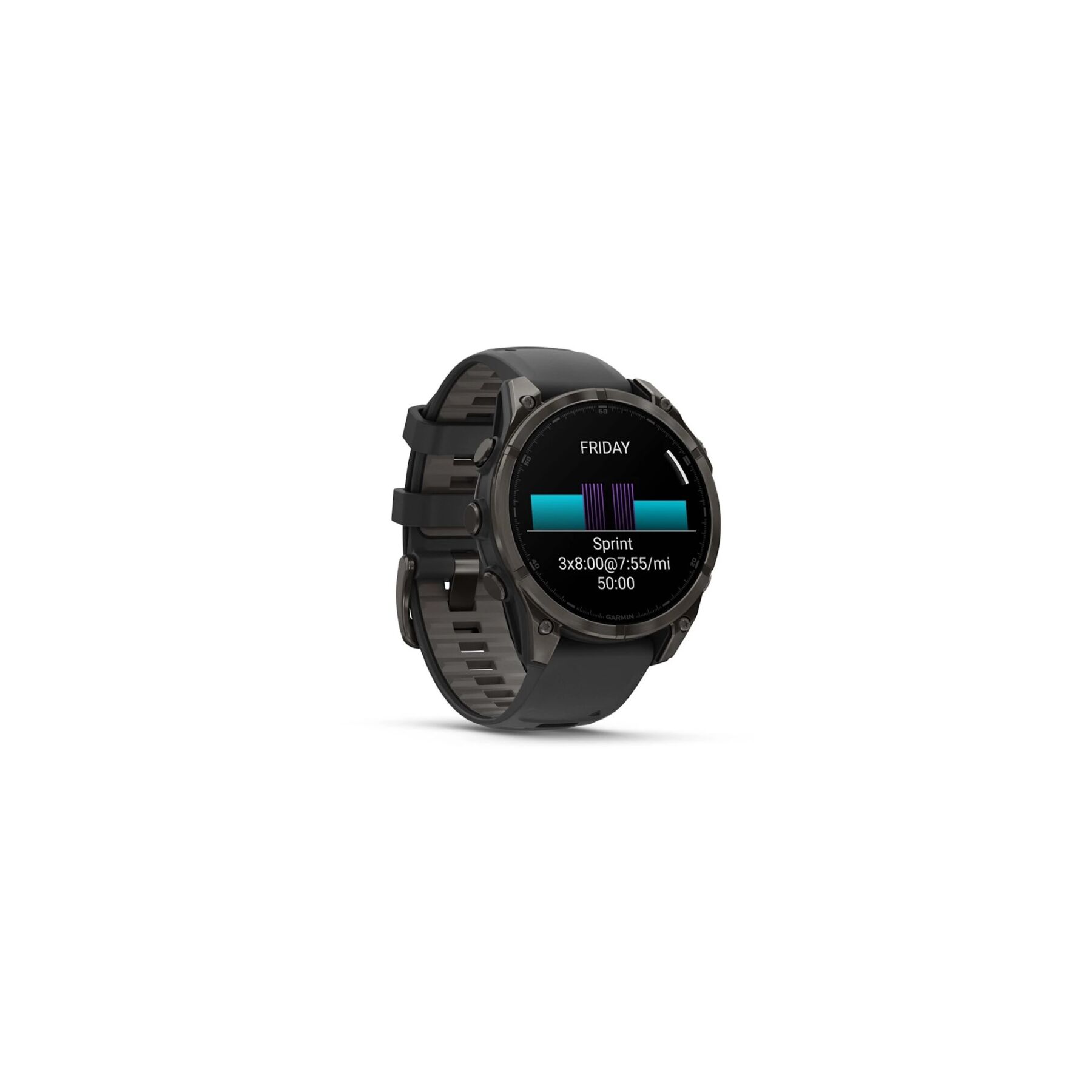 Garmin Titanium fnix 8 AMOLED Sport GPS Watch