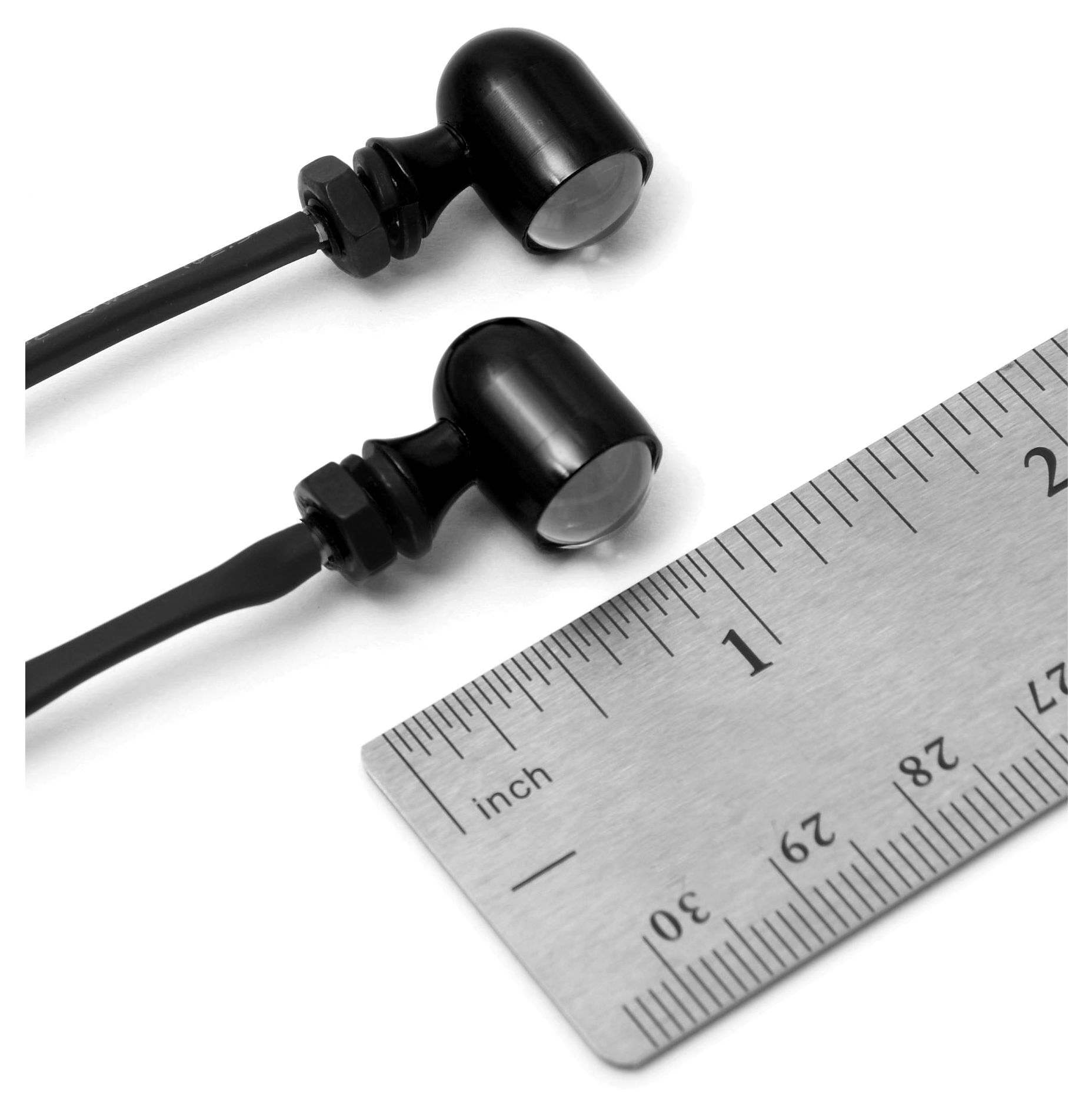 Letric Lighting Co. 45 Caliber LED Mini Marker Lights, Red Running / Red Turn Signal N/A