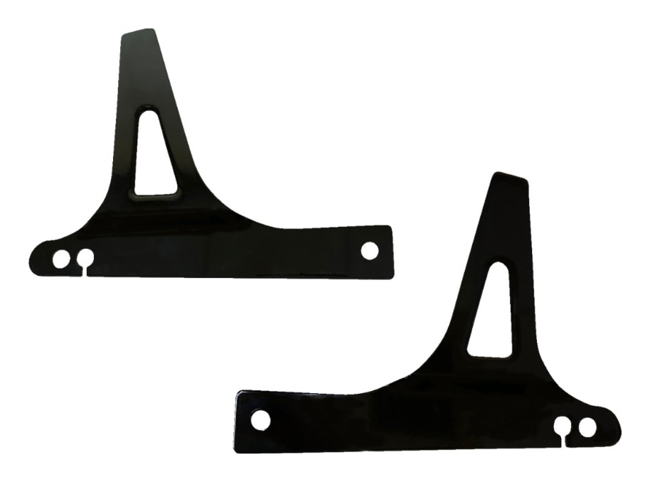 Drag Specialties Sissy Bar Side Plates For Harley Dyna 2006-2017 N/A