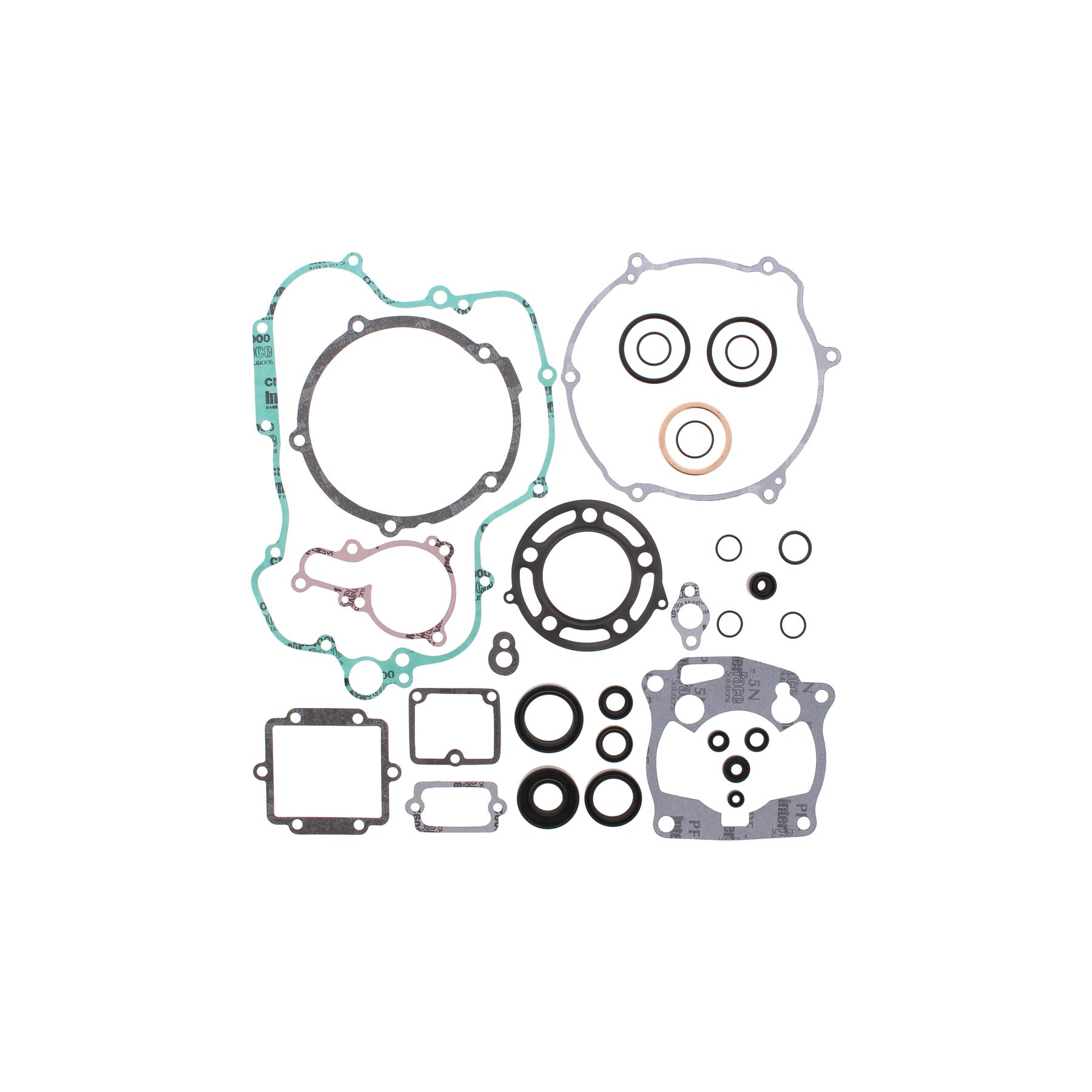 Vertex Complete Gasket Set With Oil Seals Kawasaki KX125 1994