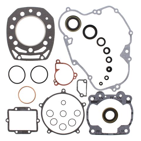 Vertex Complete Gasket Set With Oil Seals Kawasaki KX500 1986-1987