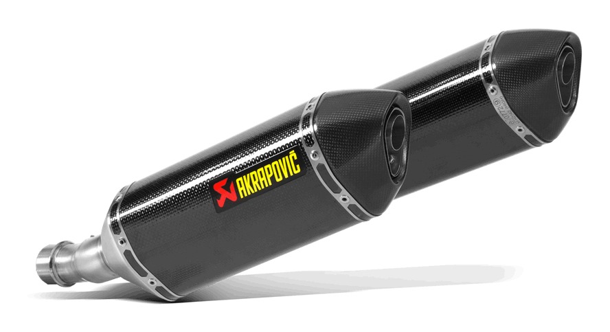 Akrapovic Slip-On Exhaust Kawasaki Z1000 2014-2016 - RevZilla