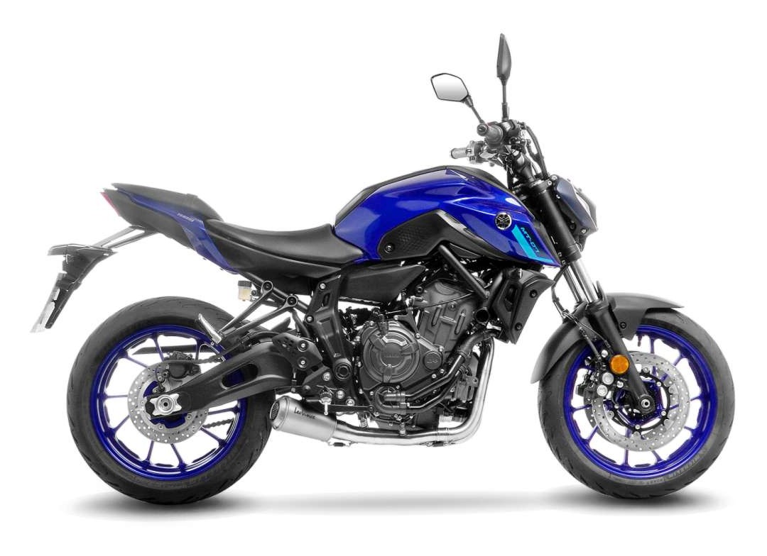 LeoVince LV-10 Slip-On Exhaust Yamaha MT-07 2021-2024 - RevZilla