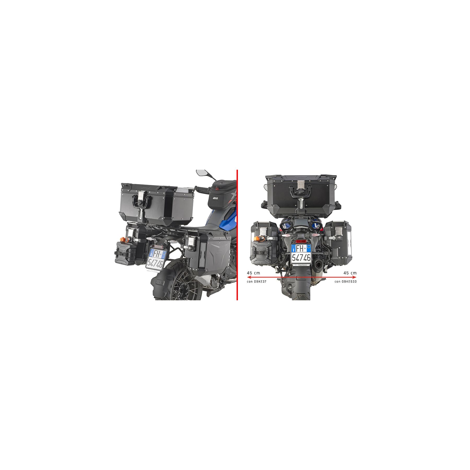Givi PLOS5143CAM Side Case Racks BMW R1300GS 2024-2025