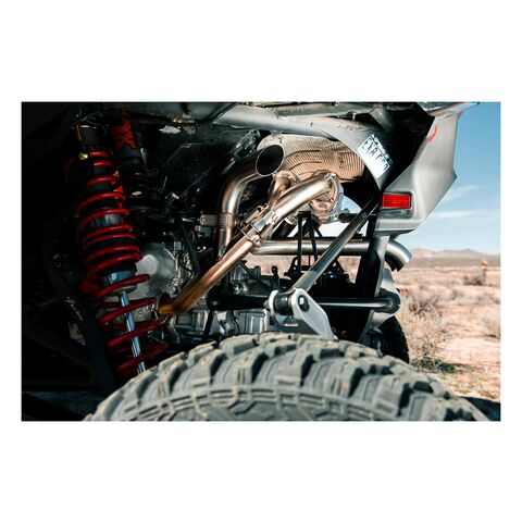 Trinity Racing Sidepiece Valved Header Can-Am Maverick R 2024-2025
