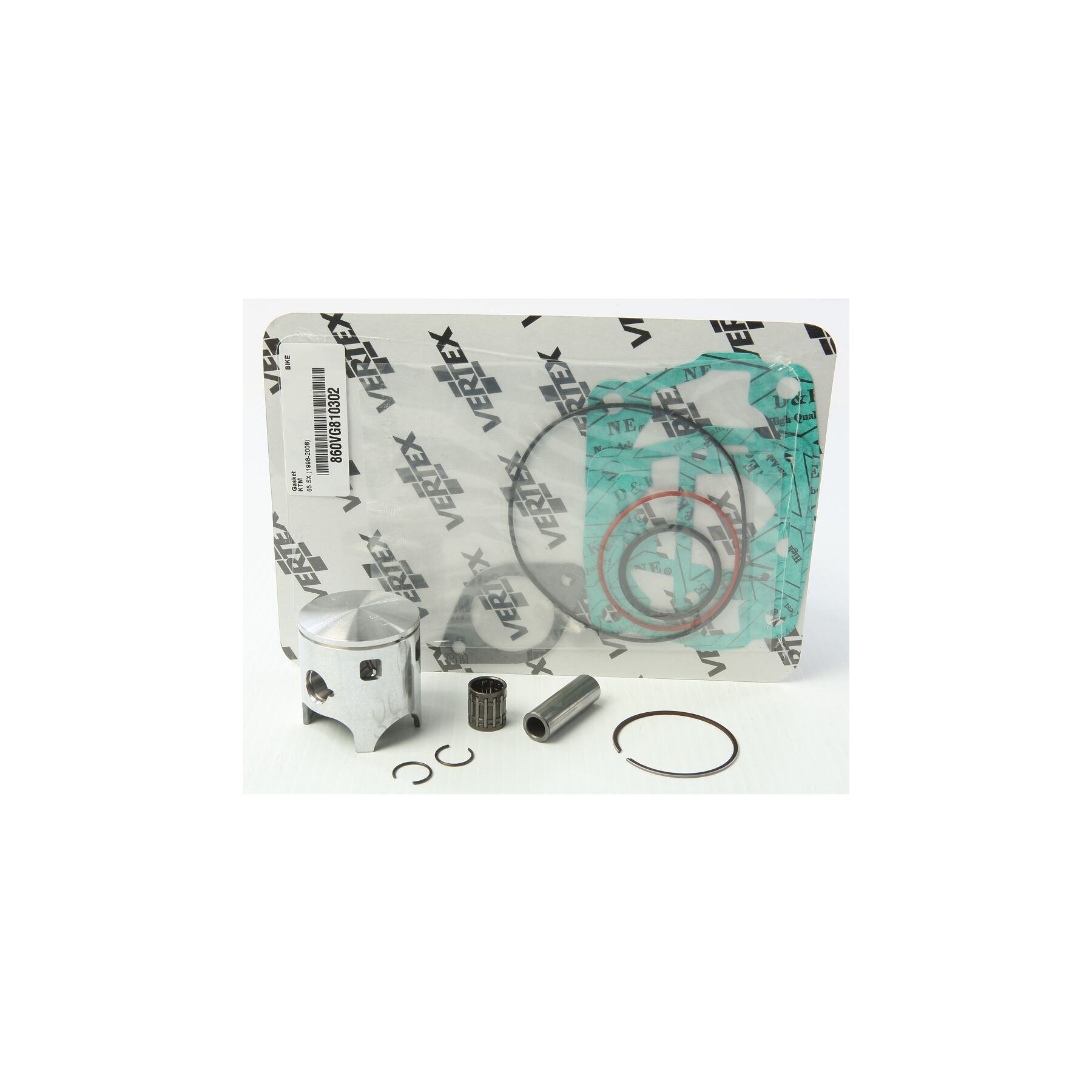 Vertex Cast 2-Stroke Piston Kit KTM 65 SX 2000-2008