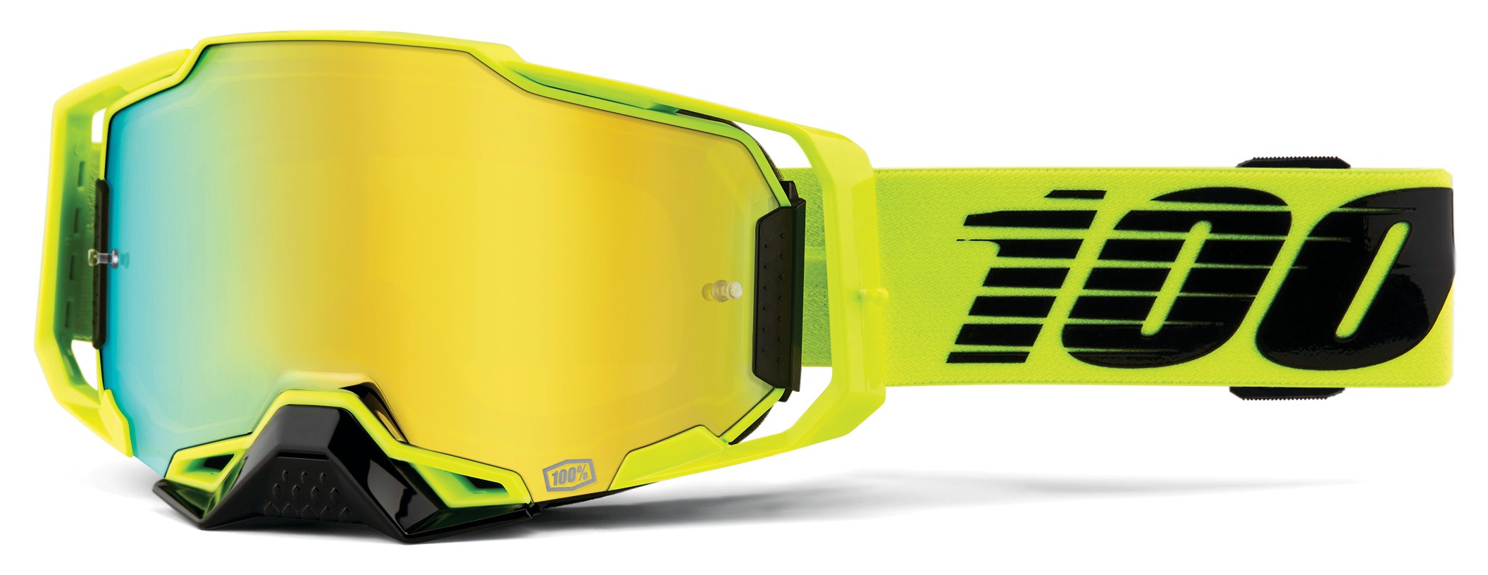 100% Armega Goggles - Mirrored Lens - Closeout N/A